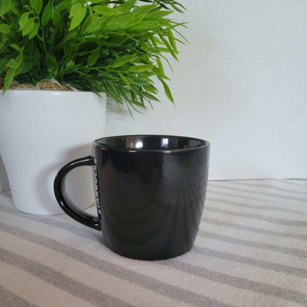 Starbucks Black And Green Mermaid Logo Mug - Picture 4 of 9